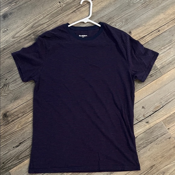 Goodfellow & Co Dark Blue Striped Tee - Picture 1 of 4